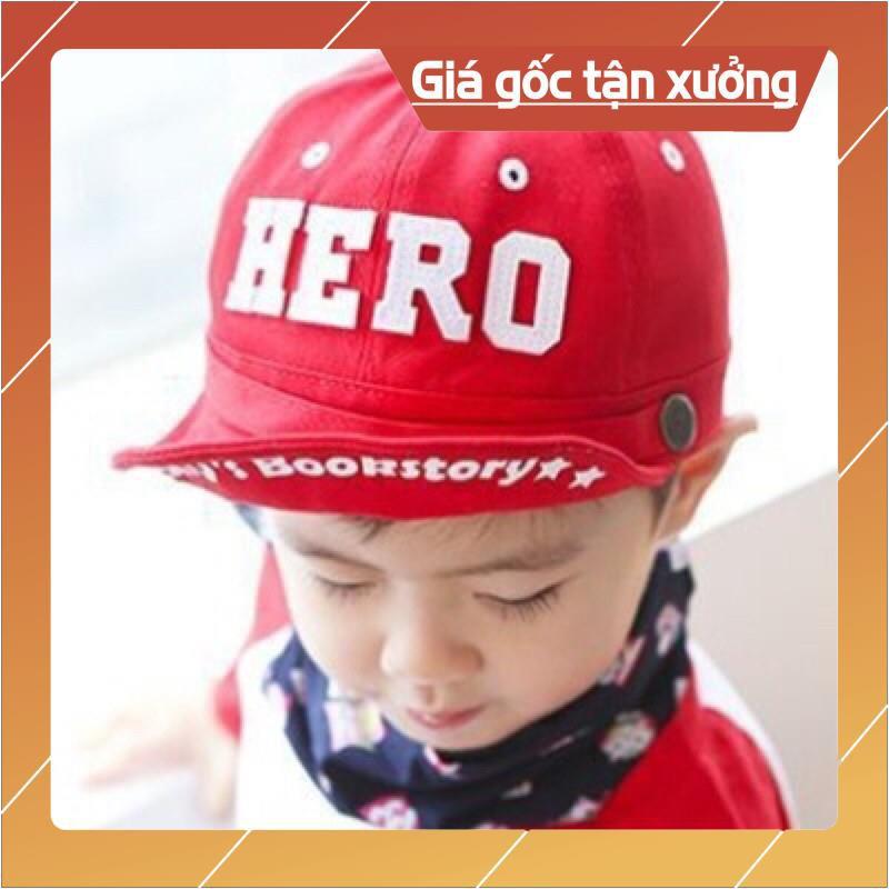 Mũ lưỡi trai Hero cho bé trai- Mũ nón Hero cho bé trai từ 6 tháng đến 2 tuổi siêu đáng yêu