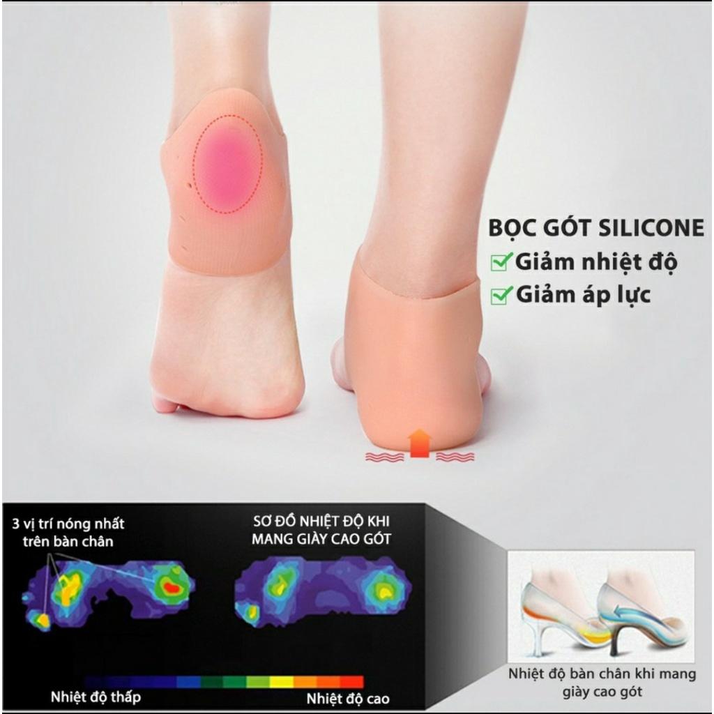 Miếng Silicon Bảo Vệ Chống Nứt Nẻ Gót Chân