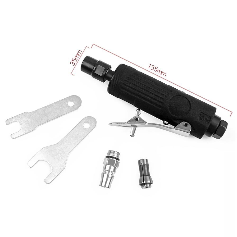 Portable Pneumatic Grinder Mini Engraving Tool Set Handheld Polishing Machine 1/4in Air Grinding Machine