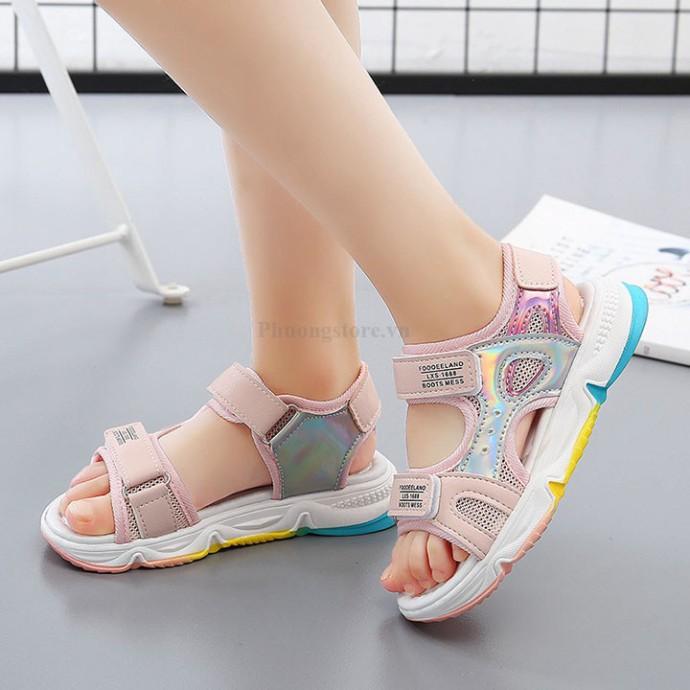 Giày sandal cho bé gái đi học từ 3-12 tuổi siêu nhẹ PD372