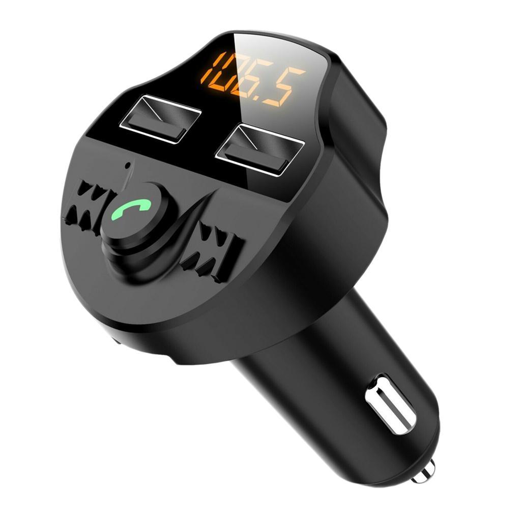 Car Charger 2 Ports USB Charger FM Bluetooth Wireless AUX MP3 Player Kit