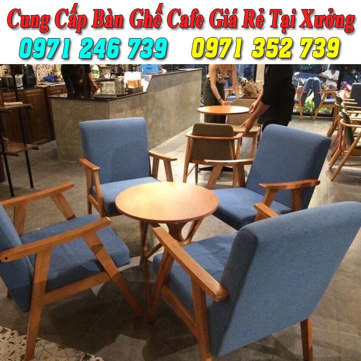 Bộ bàn ghế cafe sofa cao cấp