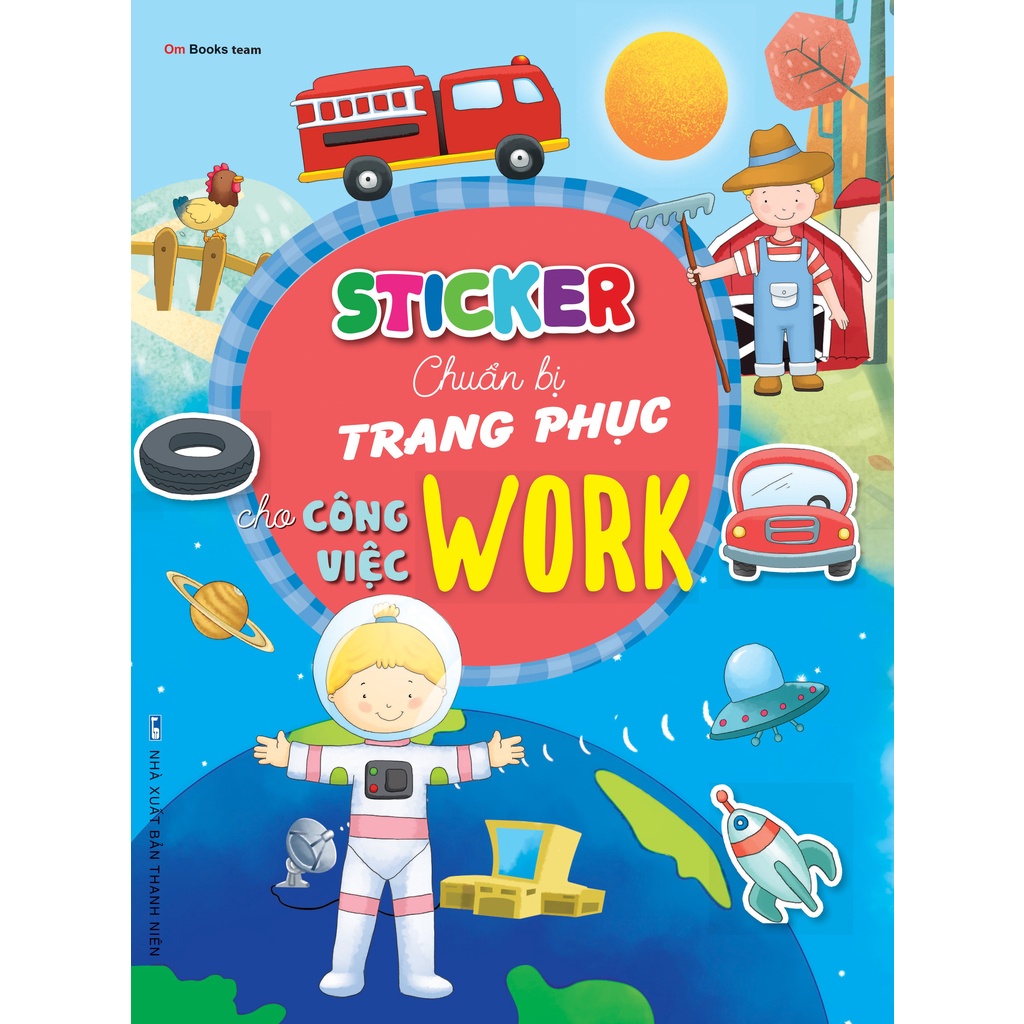 Sách - Combo 6 cuốn: Sticker chuẩn bị trang phục