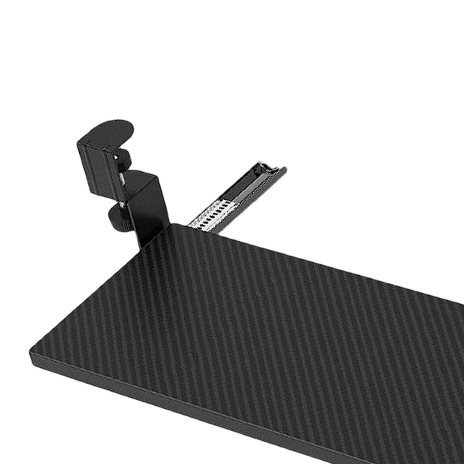 Adjustable Keyboard Tray Under Desk Support for Mouse Computer Desk Typing