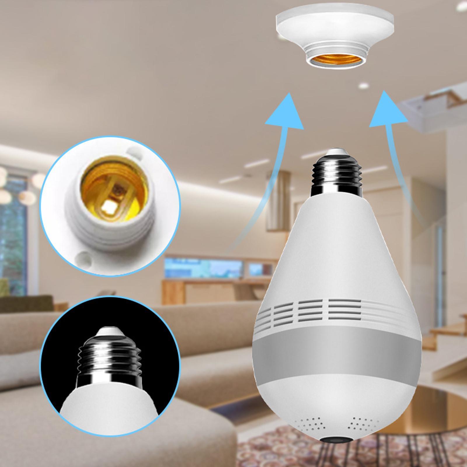 Panorama WiFi Camera 3 LEDs IP Camera Night View Monitor Indoor