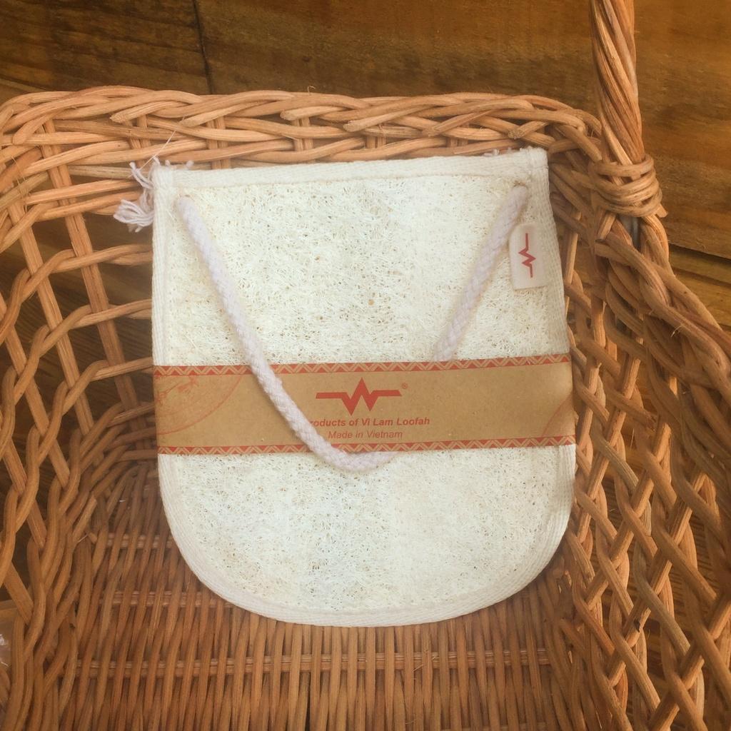 Túi soap xơ mướp - túi đựng xà phòng bằng xơ mướp tự nhiên, góc quê trong phòng tắm nhà bạn - sản phẩm độc đáo mang thương hiệu Vi Lâm