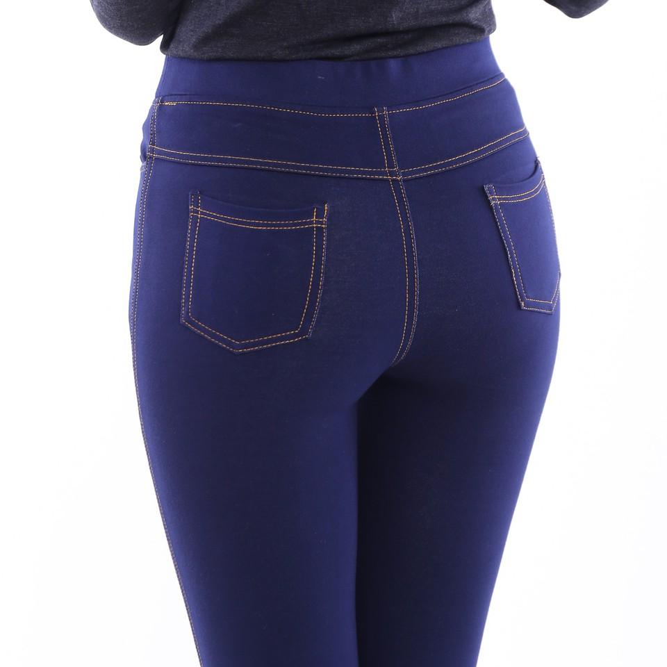 Quần Legging giả jean 4 túi có size 5XL cho bạn dưới 80 kg