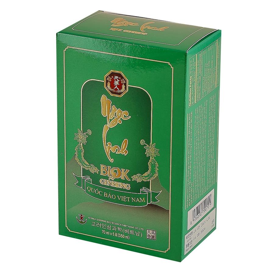 Nước Uống Sâm Ngọc Linh - Quốc Bảo Việt Nam (70ml x 5 gói)