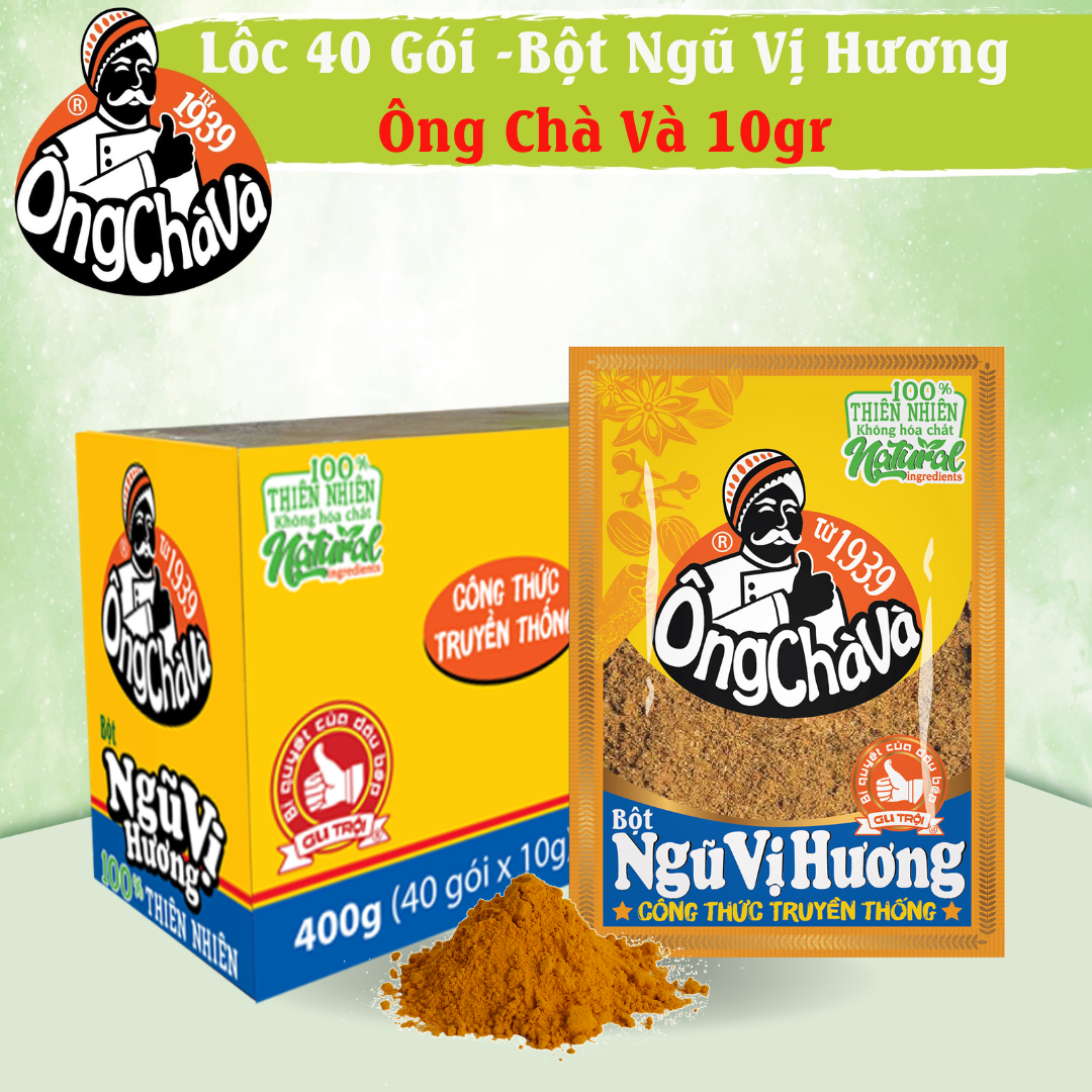 Lốc 40 Gói Ngũ Vị Hương Ông Chà Và 10g