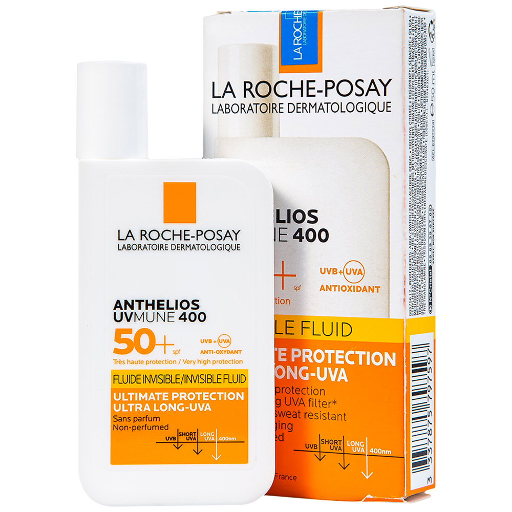 Sữa Chống Nắng La Roche-Posay Mỏng Nhẹ Bảo Vệ Da Tối Ưu Anthelios UVMune 400 SPF50+ 50ml