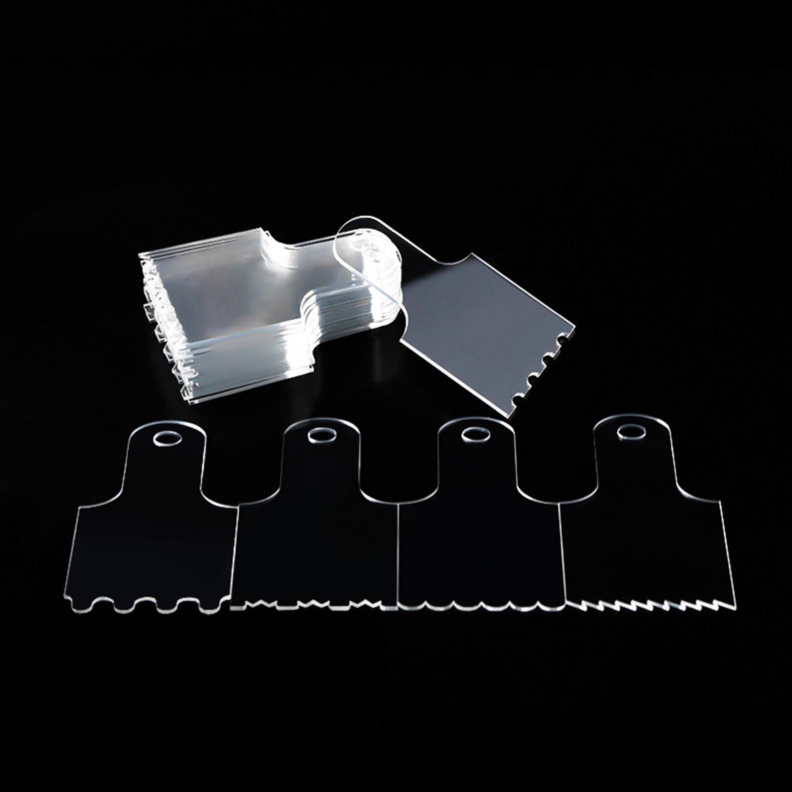 20x Cake Scraper Decorating Tool Supplies Icing for Kitchen Wedding