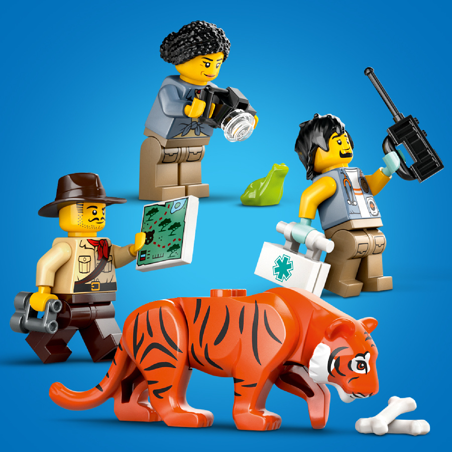 Đồ Chơi Lắp Ráp Xe Địa Hình Cứu Hộ Động Vật LEGO CITY 60426 (314 chi tiết)