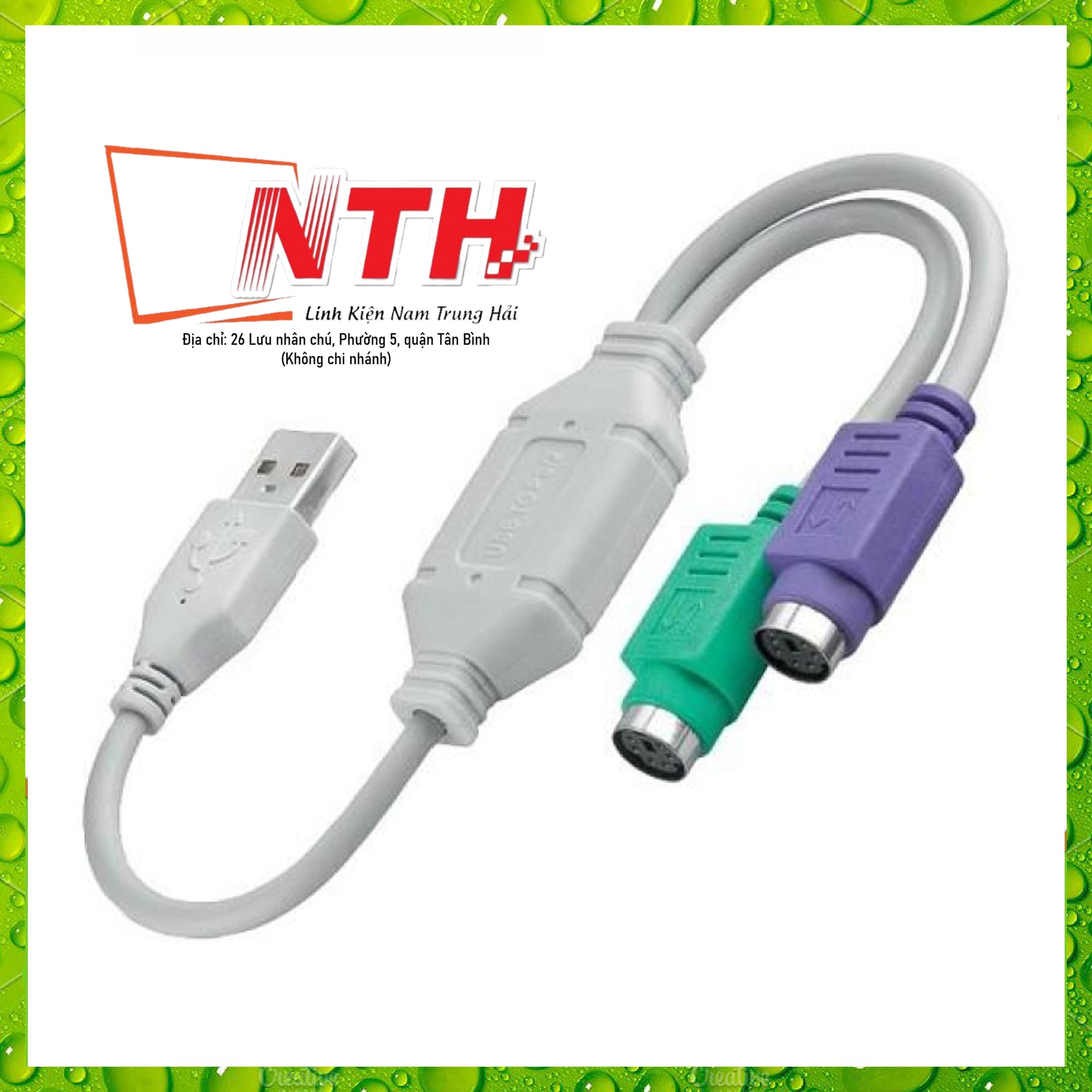 Cáp chuyển USB sang PS2