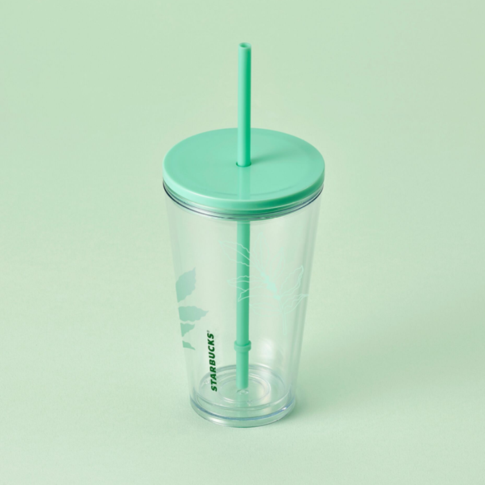 Ly Starbucks Cold Cup 16Oz (473ml) PL NEW GREEN STRANSPARENT