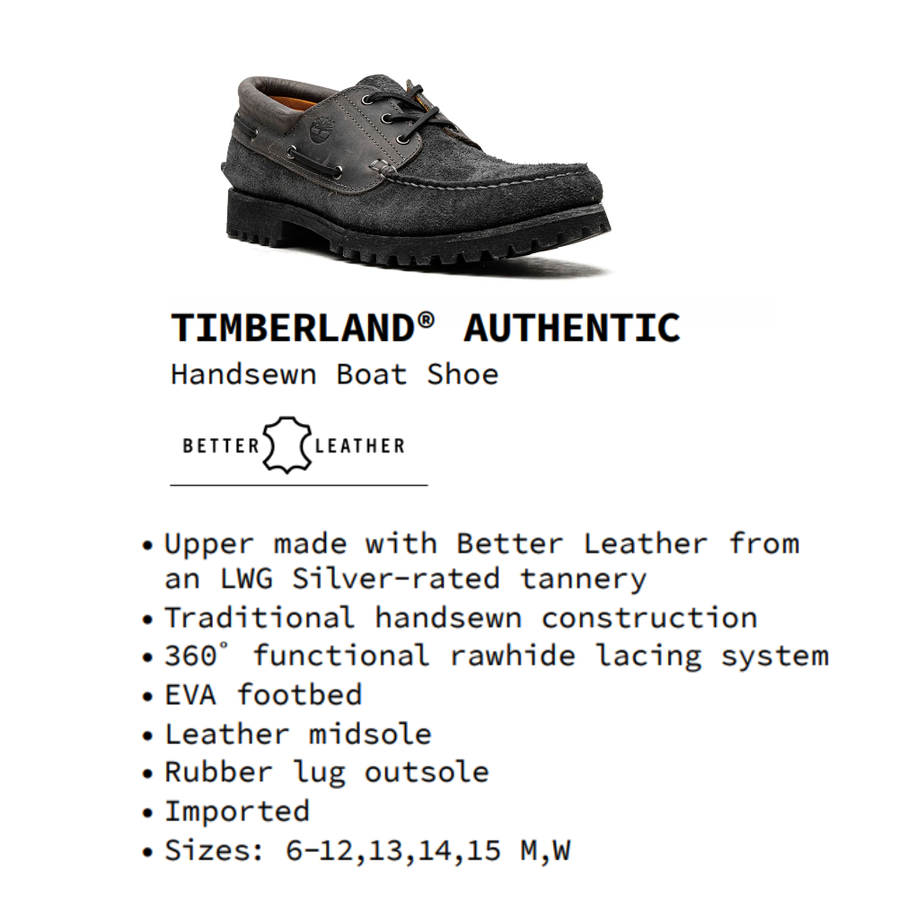 [NEW] Original Timberland Giày Mọi Nam Authentic Handsewn Boat Shoe TB0A29Y55O