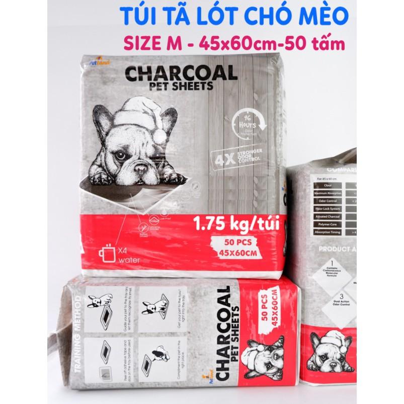 Bịch tấm lót vệ sinh chó mèo than hoạt tính Charcoal