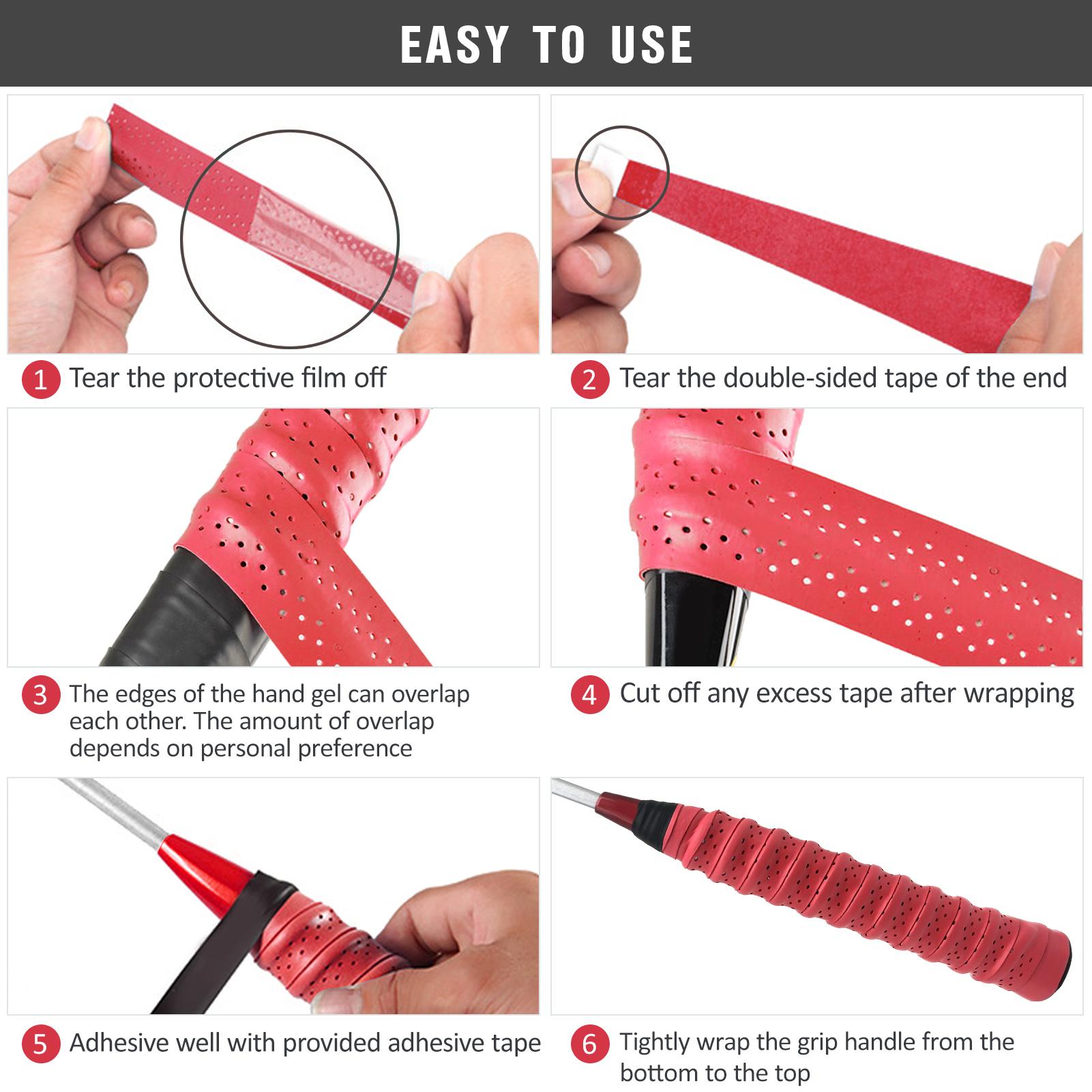 Tay Cầm Vợt Thay Thế Eva Chống Trượt Siêu Thấm Hút Mồ Hôi