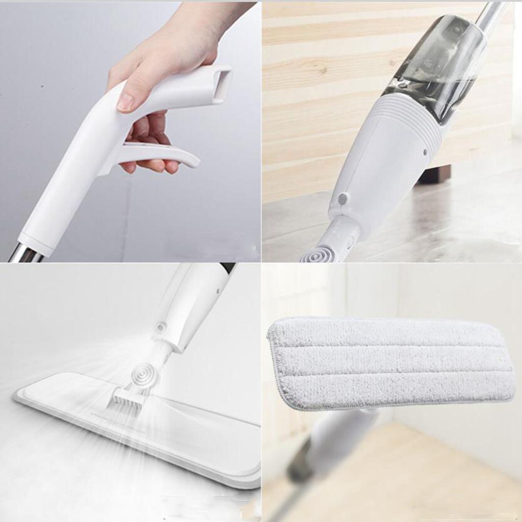 4xCleaning Pads Mops Heads Replacement For Deerma Spray Mop Dry/Wet