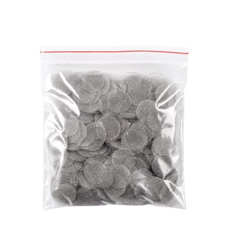 500pcs Màn hình ống thép không gỉ 20 mm, Màn hình hút thuốc lọc, Màn hình ống