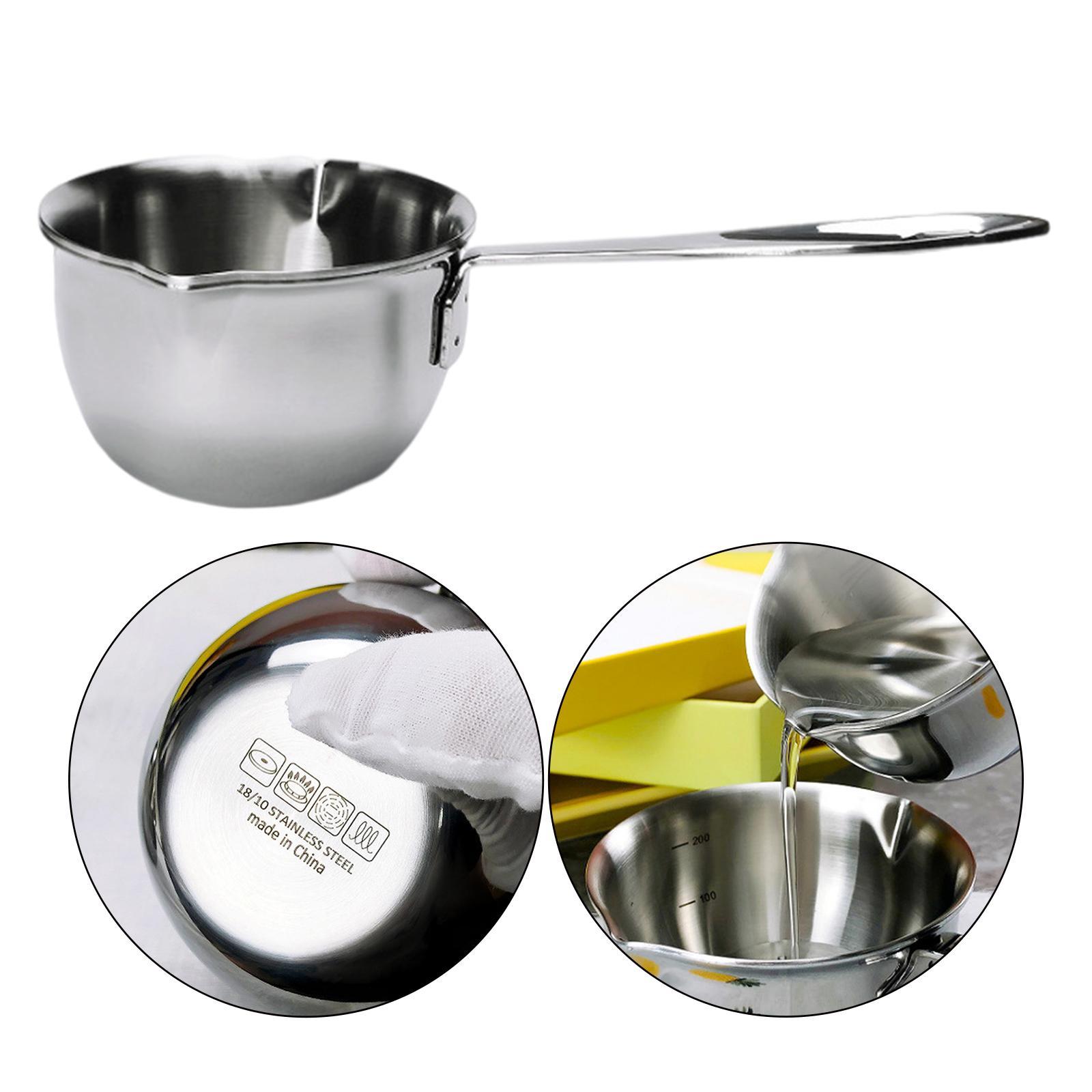 Saucepan with Ergonomic Handle with Butter Melting Pot Sauce Pot