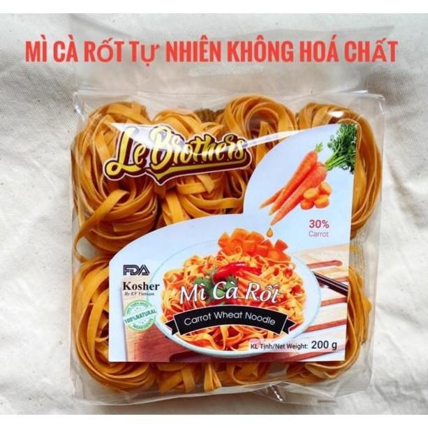 Mì cà rốt mì rau củ sạch 200G