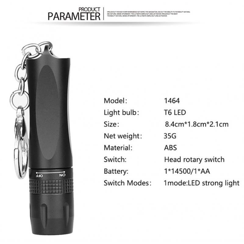 Portable Pen Light Keychain Mini Flashlight Pocket LED Torch Pen Clip LED Flashlight Hand Light With Key Chain For Camping