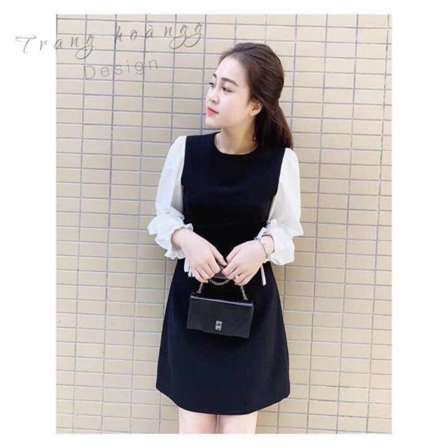 VÁY PHỐI TAY TRẮNG