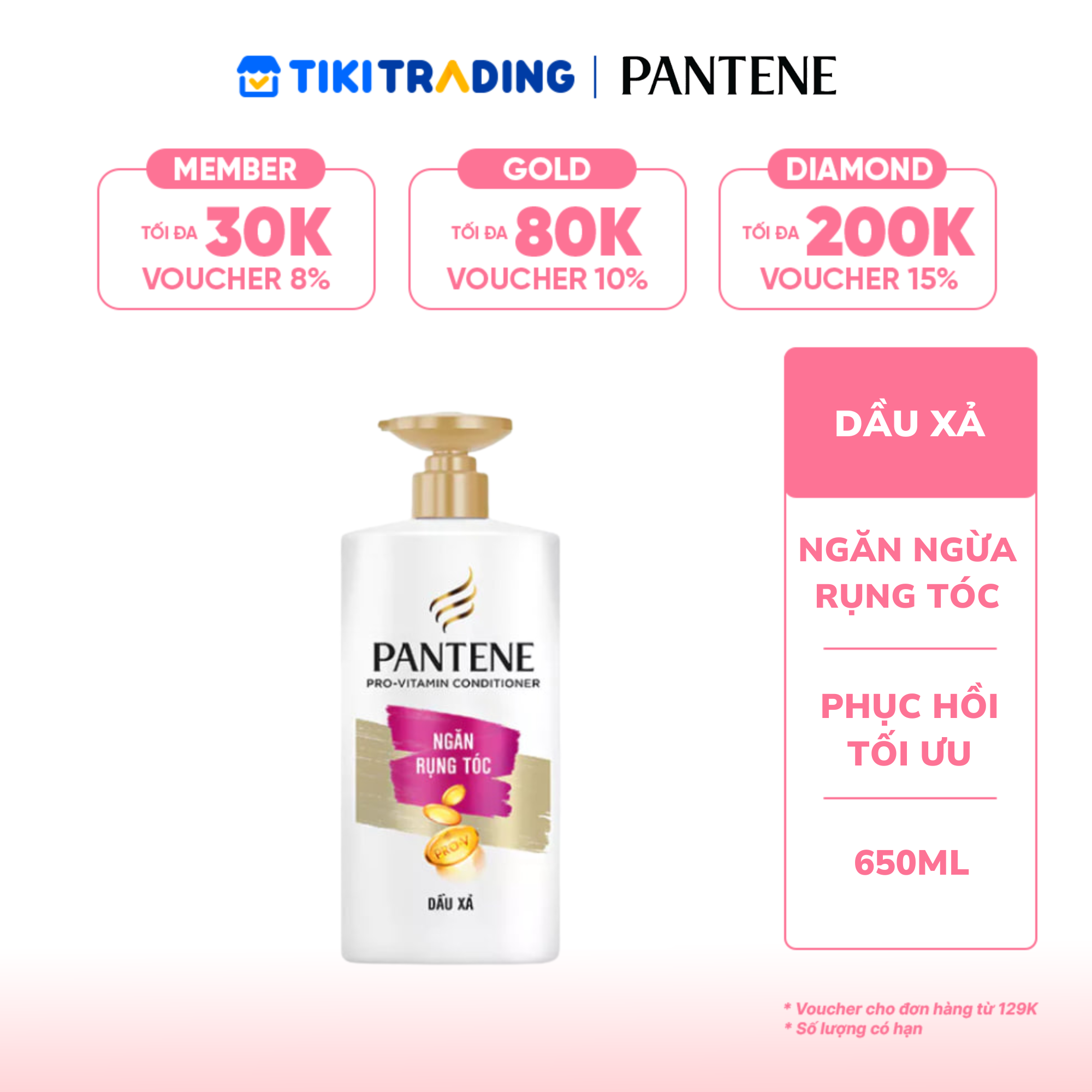 Dầu Xả Pantene Ngăn Rụng Tóc Chai 650ml - 2