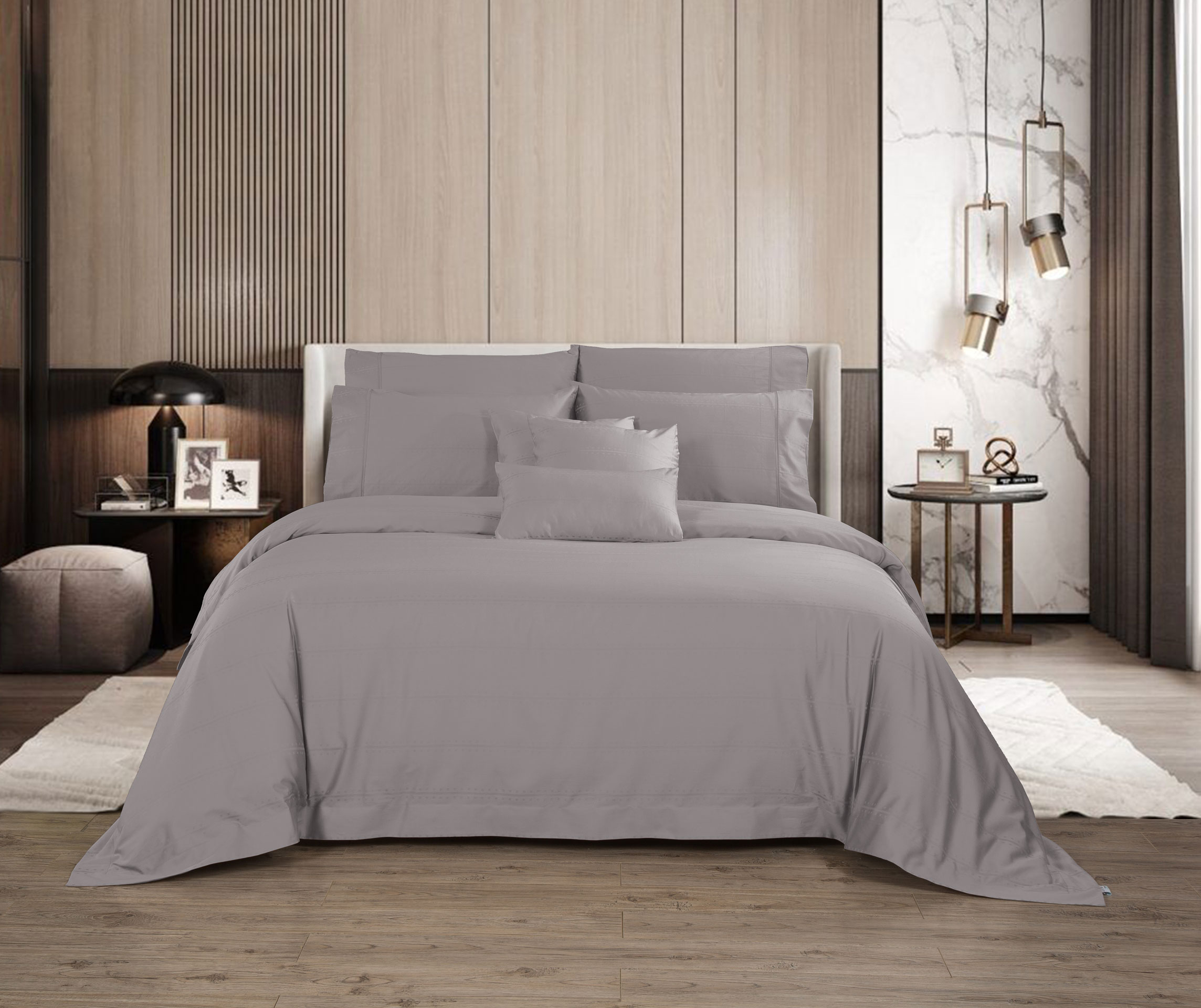 Bộ Ga và Vỏ Gối Akemi Cotton Select Affinity Ulmer, gồm 5 món