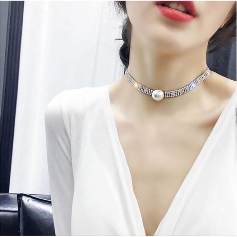 Choker đính đá lấp lánh nhiều mẫu