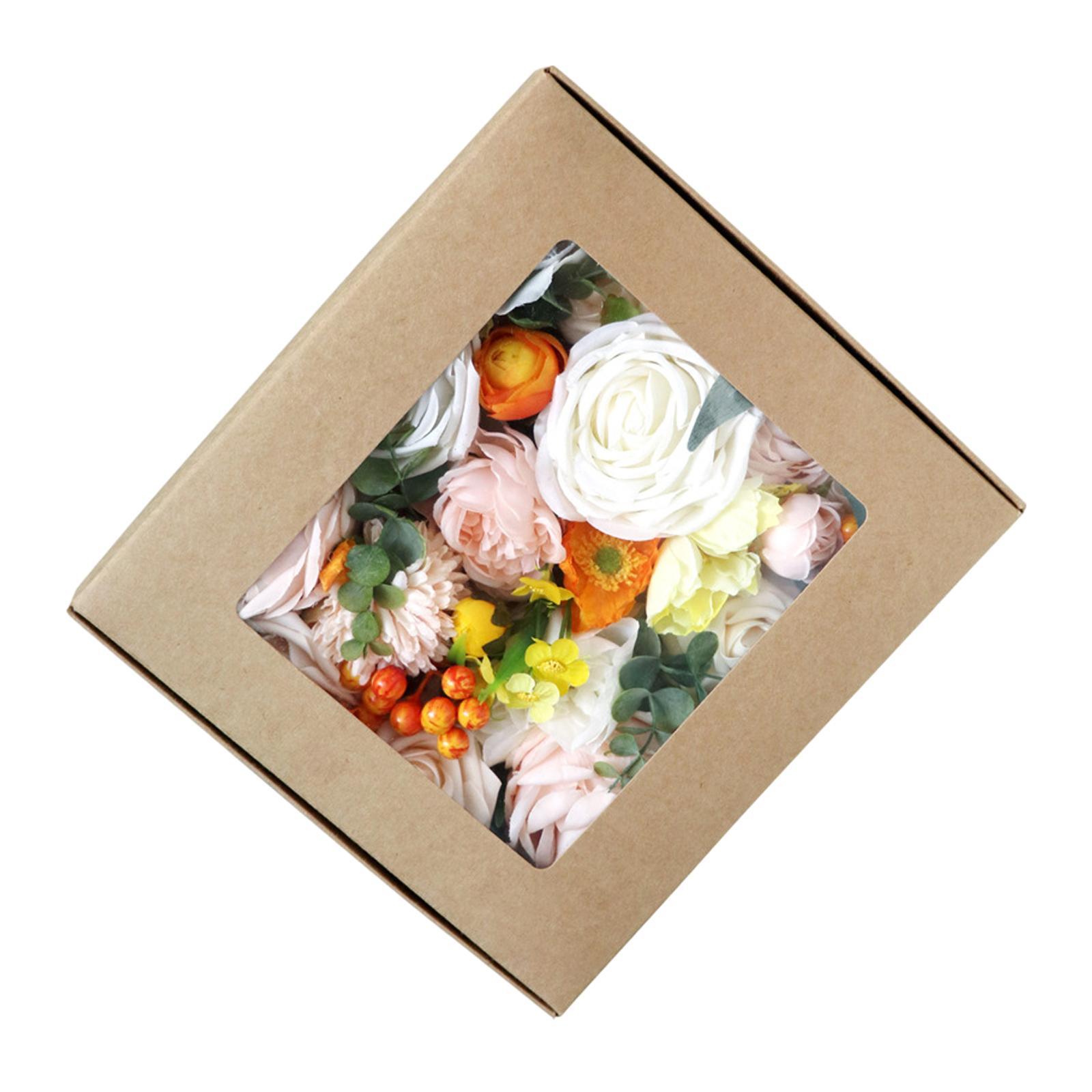 1 Box Artificial Flowers Combo DIY Crafts for Centerpieces Bouquets Party