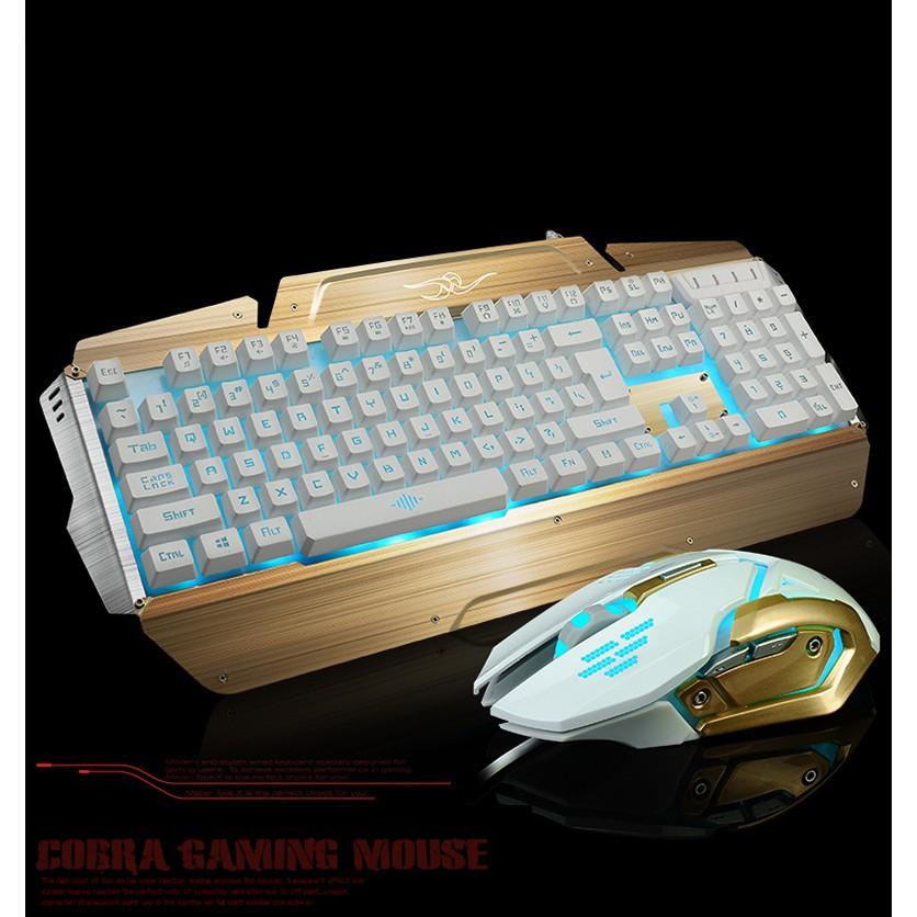 Bộ Bàn Phím Giả Cơ Và Chuột Gaming 2700 Cao Cấp