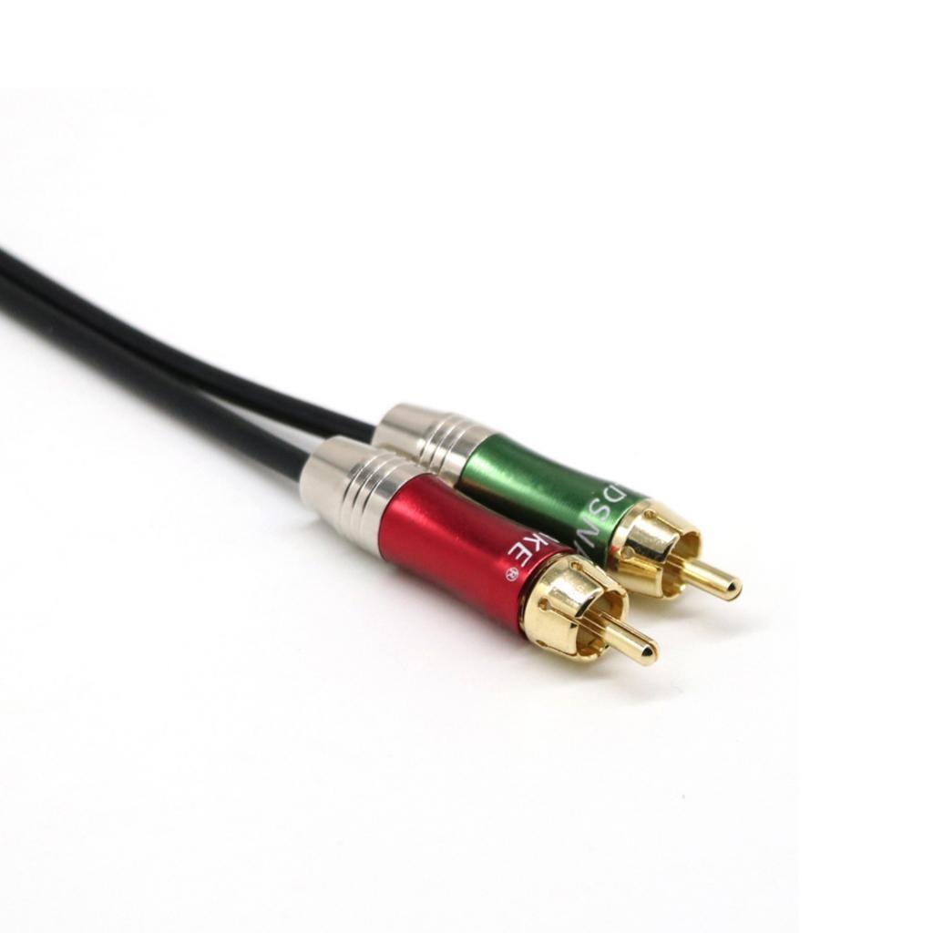 - Dual XLR Male to Dual RCA Male Patch Cable - Audio