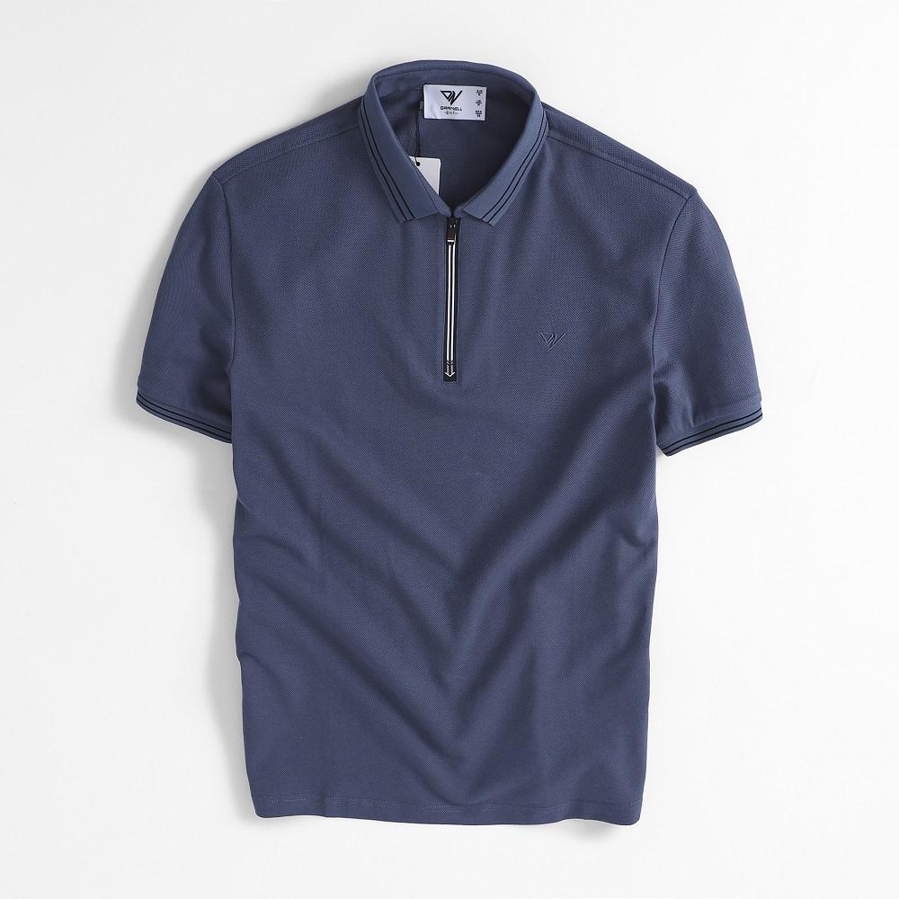 Áo thun polo nam DARNELL khoá kéo chất dệt kim cao cấp cực mềm mại slimfit DN64