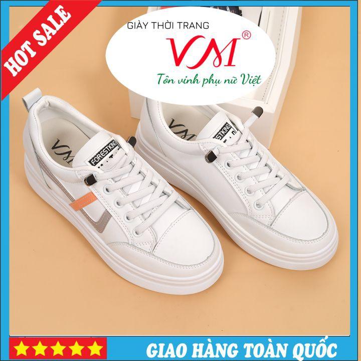 Giày Thể Thao Nữ, Chiều Cao 3CM, Da Thật Êm Ái, Bền Chắc Và Thời Trang - TT.P14108_CAM