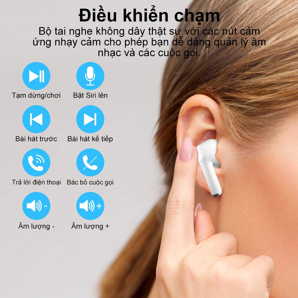 [HÀNG CHÍNH HÃNG GOOJODOQ] Tai nghe Bluetooth GOOJODOQ không dây IPX5 TWS 5.3 Âm thanh nổi Hi-Fi kèm hộp sạc Màn hình hiển thị điện kỹ thuật số LED