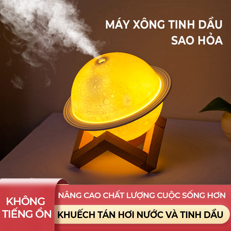 Máy Phun Sương Sao hỏa, siêu xinh,ba chế độ ánh sáng- D1508