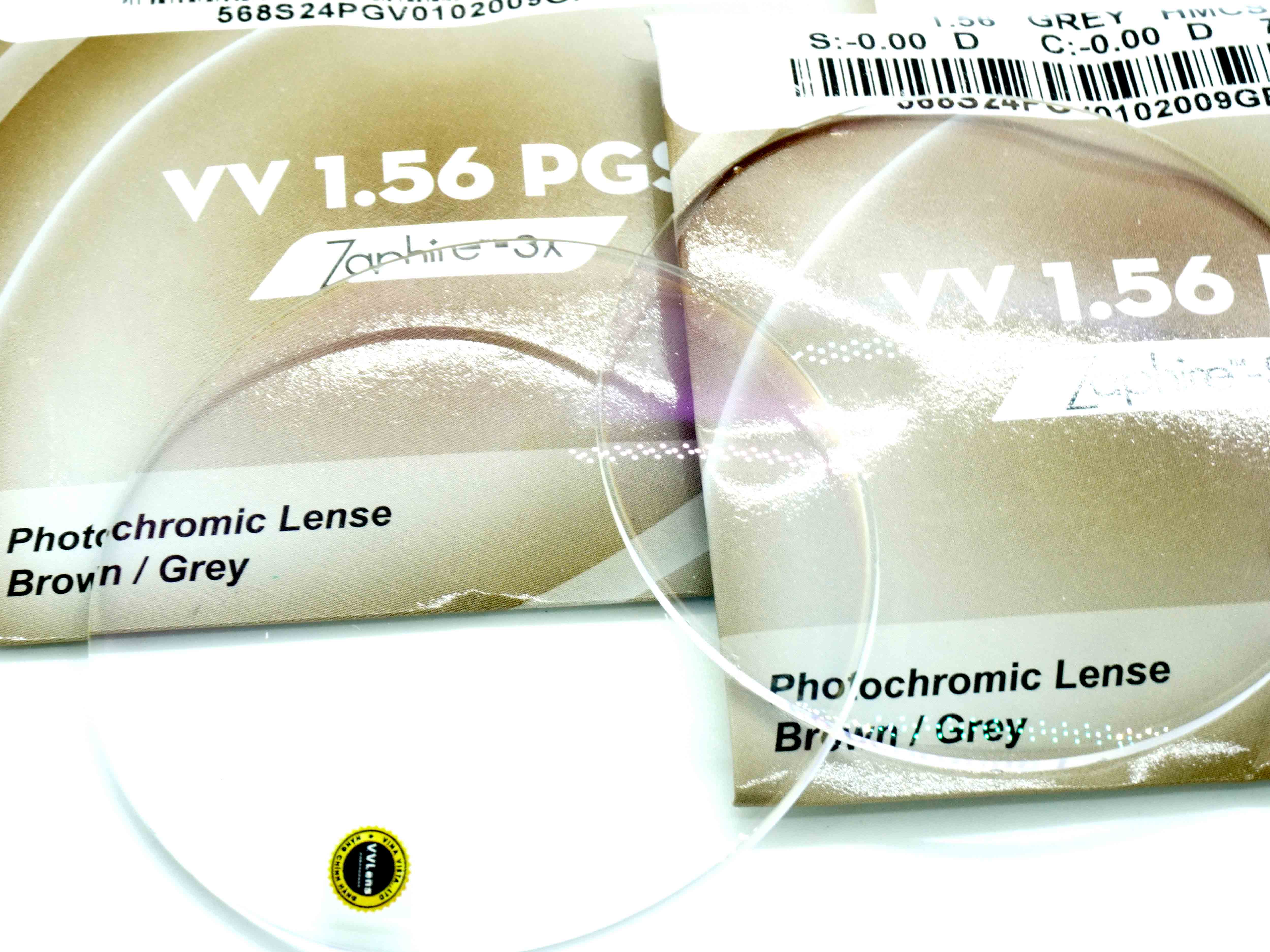 TRÒNG KÍNH ĐỔI MÀU VV-LENS/ĐỔI MÀU KHÓI ĐEN Phủ Zaphire-Sx TOG Thái Lan