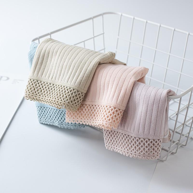 Quần Lót Cotton Tăm Gân Sọc Bản To Xuất Nhật