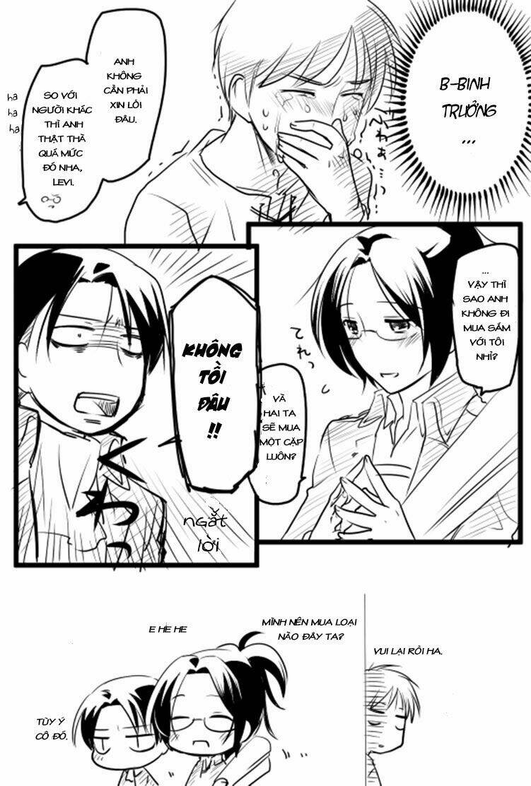 tấn công người khổng lồ - doujinshi levihan chapter 18 6