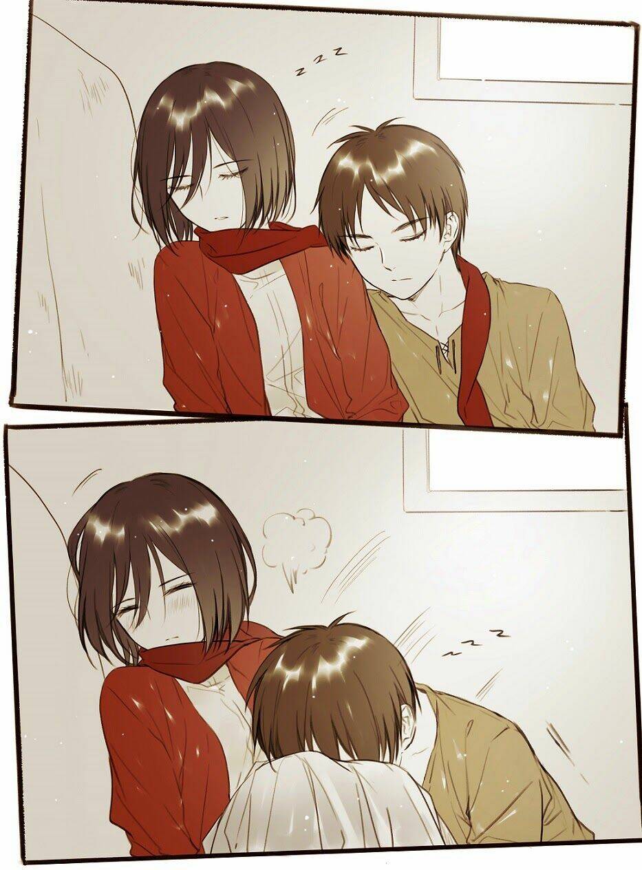 tấn công người khổng lồ - doujinshi eren x mikasa chapter 21 6