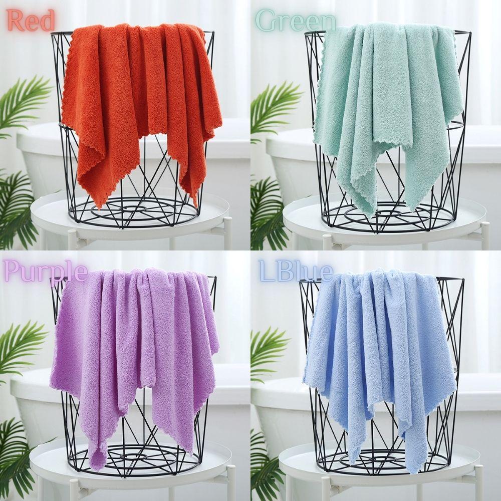 Khăn Lông Vải Vi Sợi Mềm Mại Thấm Hút Tốt 35x75cm Cao Cấp