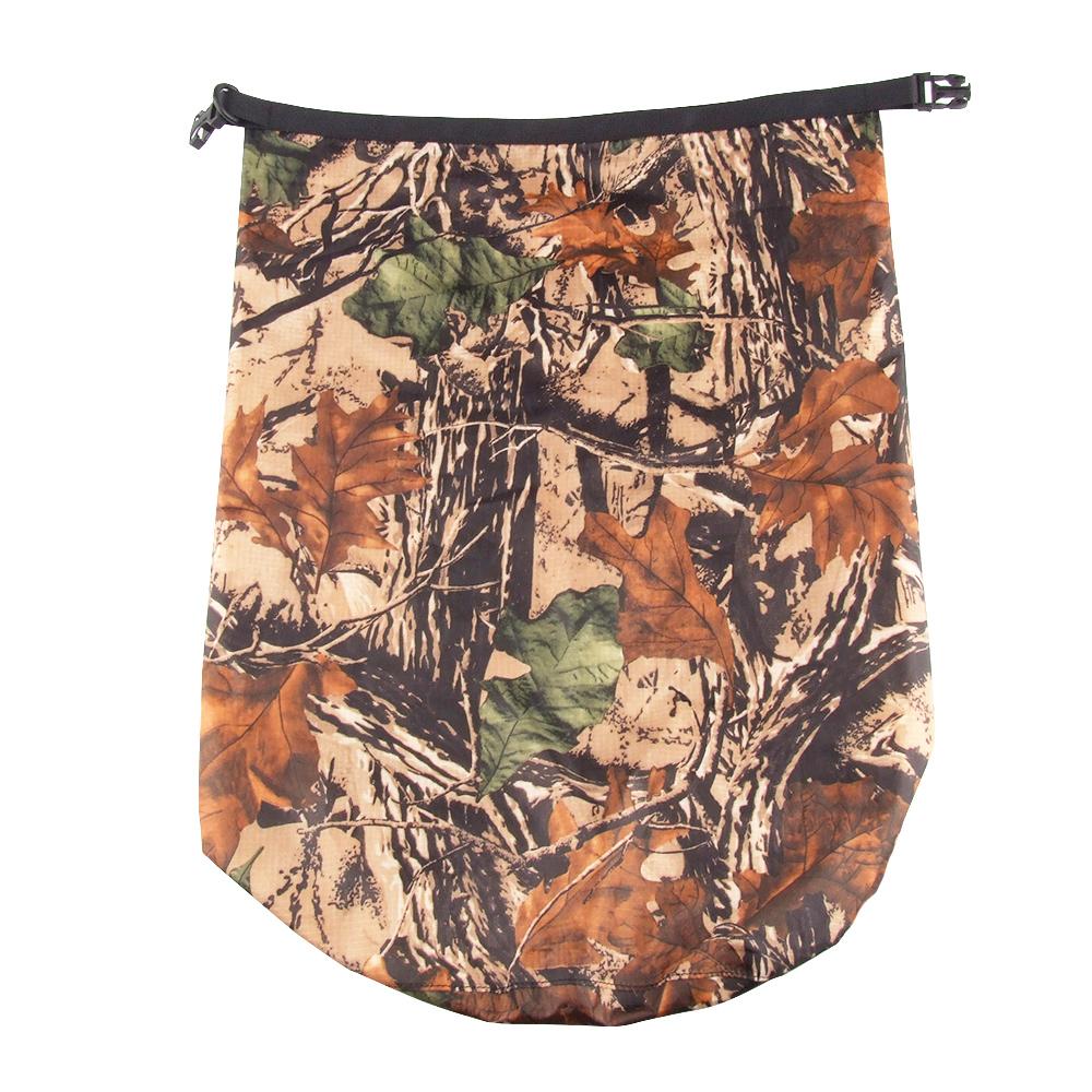 2 Pieces 12L Waterproof Roll Top Bag Dry Sack for Camping Floating Camo