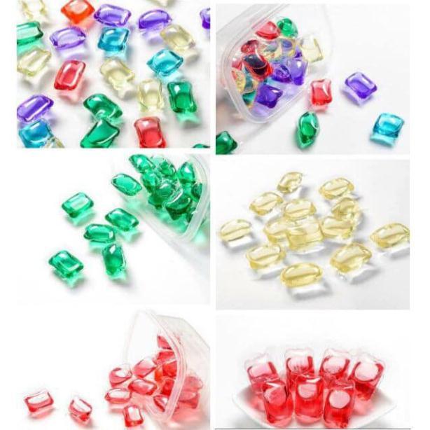 Viên giặt xả quần áo thơm, viên xả vải nội địa trung 3 trong 1 NEW 2021