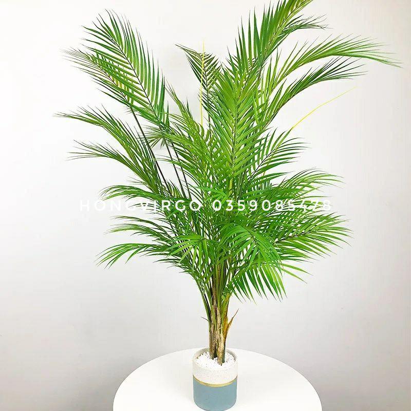 Cây Dừa Giả Cảnh Trang Trí Cao 90cm 1 cành 11 lá