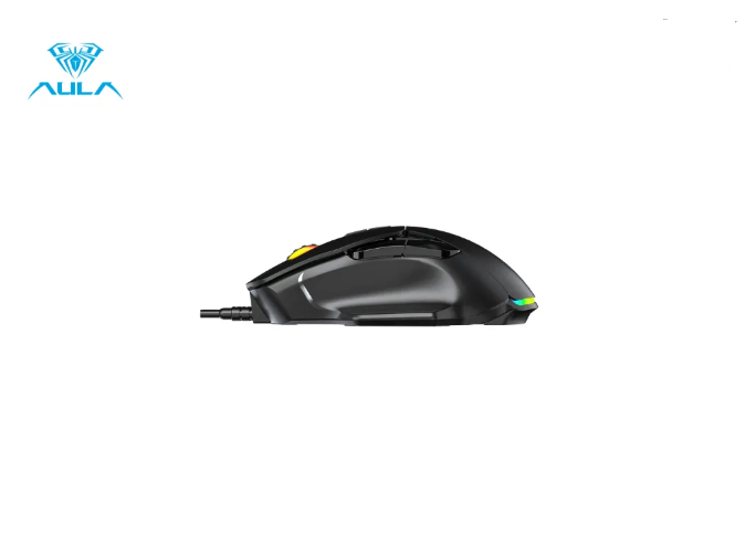 Chuột gaming có dây AULA F815 màu đen - Hàng chính hãng