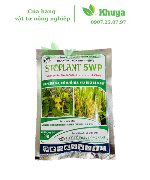Điều hòa sinh trưởng Stoplant 5WP 100gr Ức chế và Kích thích ra hoa