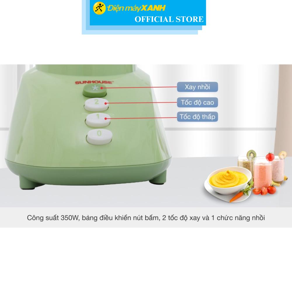Máy xay sinh tố đa năng Sunhouse SHD 5112 Xanh - Hàng Chính Hãng