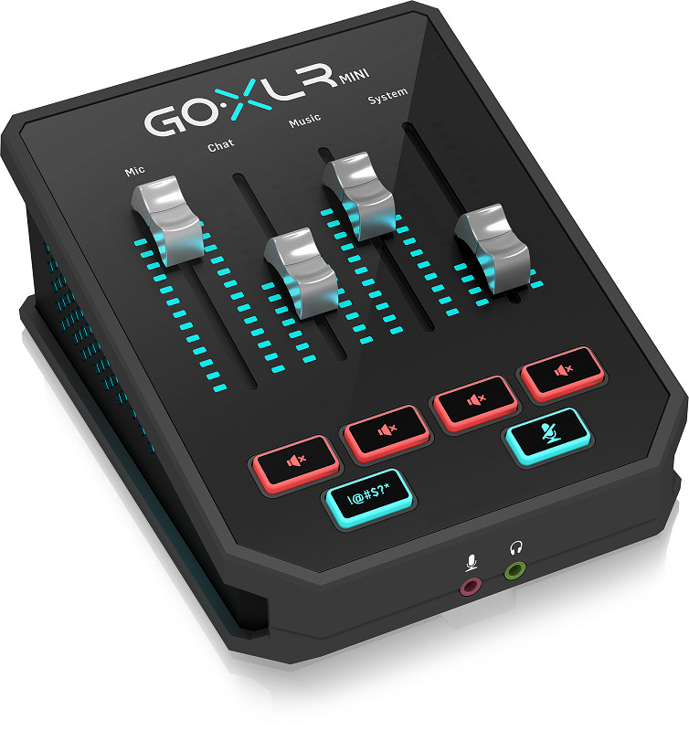 TC-Helicon GoXLR Mini USB Streaming Mixer with USB/Audio Interface-Hàng Chính Hãng