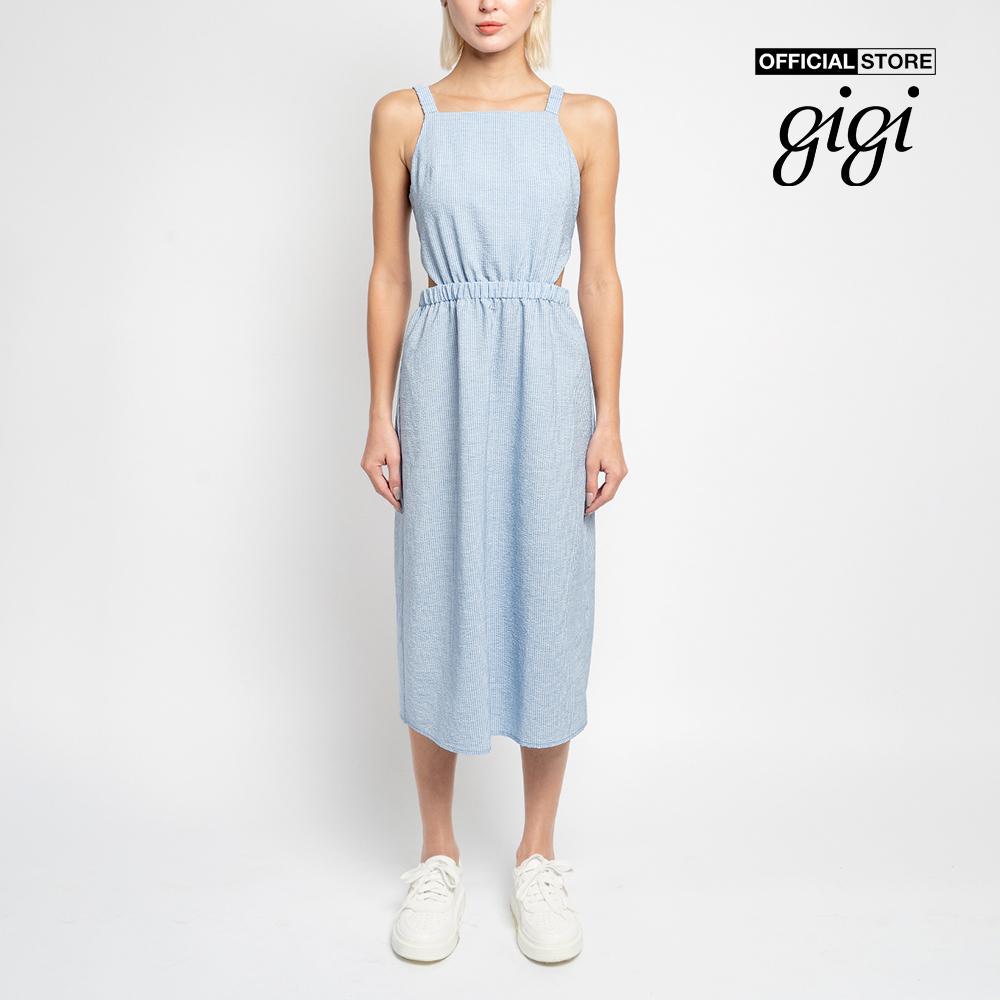 GIGI - Đầm midi hai dây phom suông cut out thời trang G2102D221105